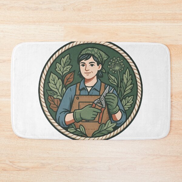 Item preview, Gardener Medallion With Garden Shears designed and sold by eduardoroa22.
