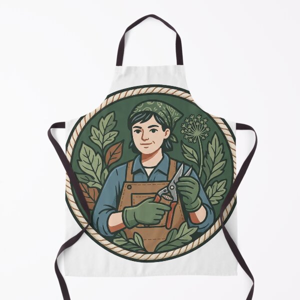Item preview, Gardener Medallion With Garden Shears designed and sold by eduardoroa22.