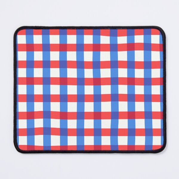 Item preview, Patriotic Red White Blue Gingham Check Pattern designed and sold by Jeallan Designs.