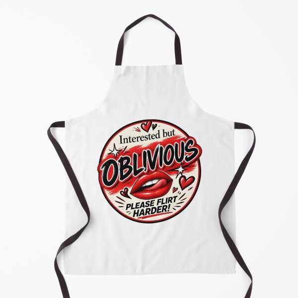 Item preview, Playful Design Featuring Interested but Oblivious to Flirting Quote designed and sold by Tyler Rickard.