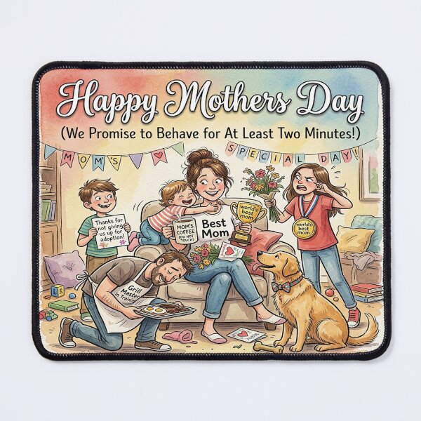 Item preview, Humorous Mother's Day Family Card Front Cover Design designed and sold by Solomon-Ent-144.