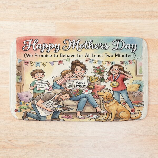 Item preview, Humorous Mother's Day Family Card Front Cover Design designed and sold by Solomon-Ent-144.