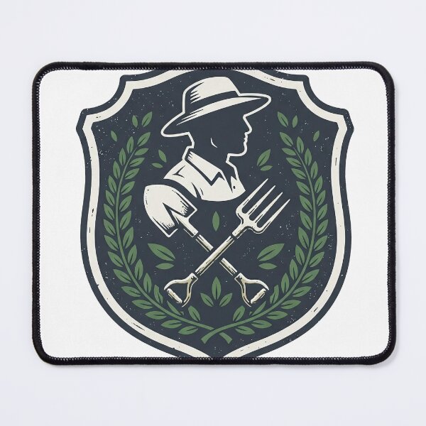 Item preview, Gardener Crest With Spade And Fork designed and sold by eduardoroa22.