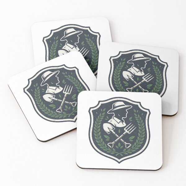 Item preview, Gardener Crest With Spade And Fork designed and sold by eduardoroa22.