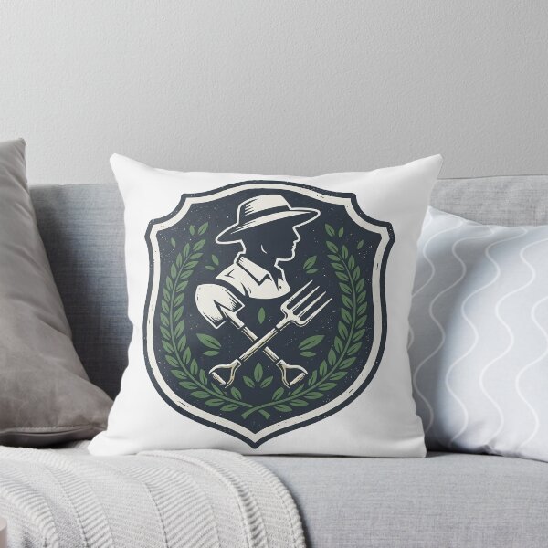 Item preview, Gardener Crest With Spade And Fork designed and sold by eduardoroa22.