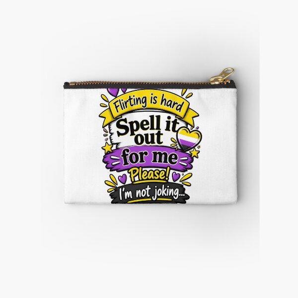 Item preview, Non-Binary Flirting Challenges Illustrated Design designed and sold by Tyler Rickard.