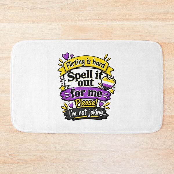 Item preview, Non-Binary Flirting Challenges Illustrated Design designed and sold by Tyler Rickard.