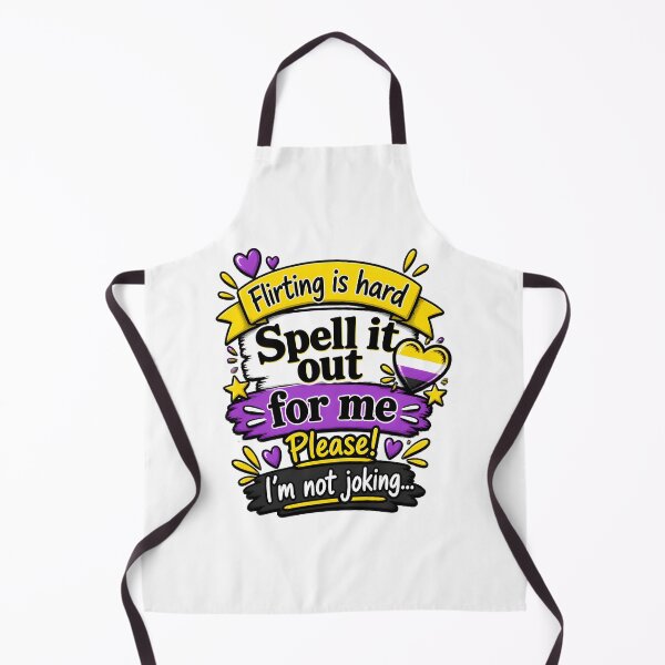 Item preview, Non-Binary Flirting Challenges Illustrated Design designed and sold by Tyler Rickard.