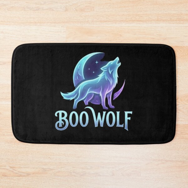 Item preview, BOO WOLF - Ethereal Spirit Wolf and Celestial Moon designed and sold by NightshadeWolfs.