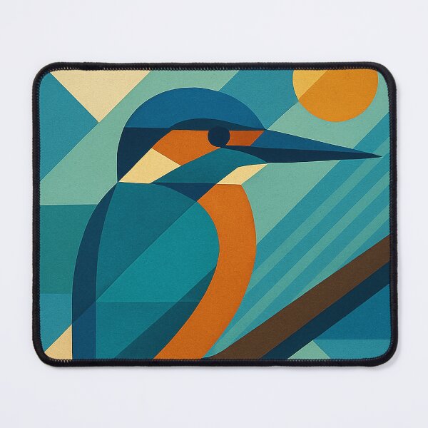 Item preview, Kingfisher - a Geometric illustration. designed and sold by GalleryKauffeld.