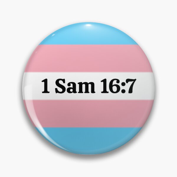 Item preview, 1 Sam 16:7 Trans Pride designed and sold by momitsartstuff.