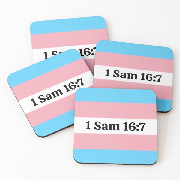 Item preview, 1 Sam 16:7 Trans Pride designed and sold by momitsartstuff.