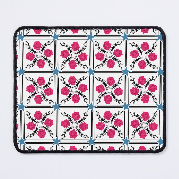 Item preview, Lady Justice & Rose Square Radials on White designed and sold by Digitalmyth's Designs.