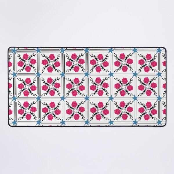 Item preview, Lady Justice & Rose Square Radials on White designed and sold by Digitalmyth's Designs.