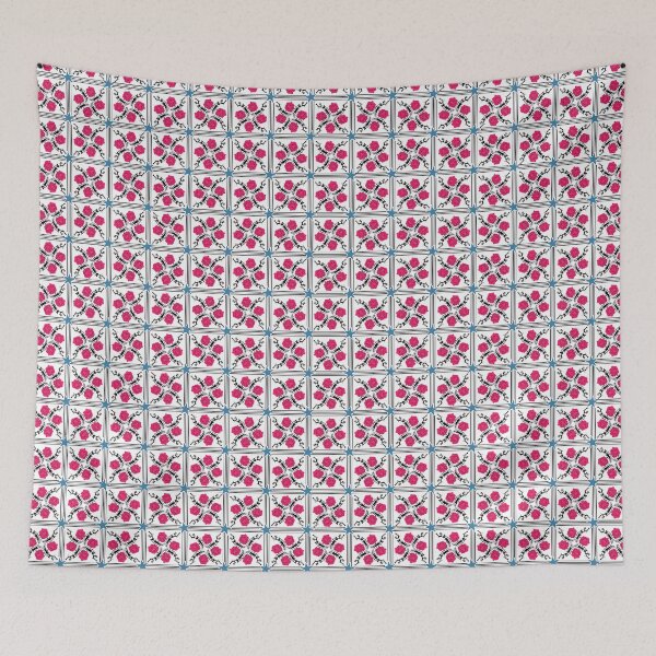 Item preview, Lady Justice & Rose Square Radials on White designed and sold by Digitalmyth's Designs.