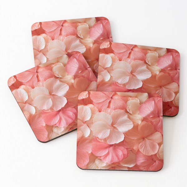 Item preview, Organic Worlds: Coral Petals — Abstract Floral Macro designed and sold by Atlas-of-Worlds.