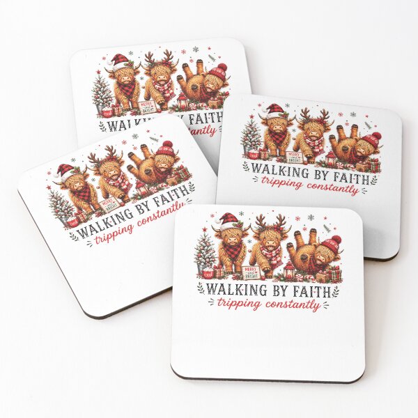 Item preview, Walking by Faith Christmas Cows designed and sold by RDGNR.