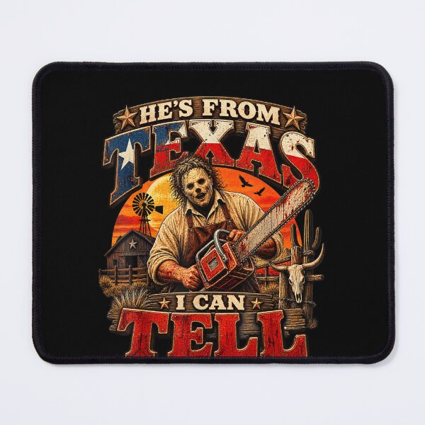 Item preview, Hes from Texas I Can Tell Funny Halloween Skeleton Horror designed and sold by Juansustait.