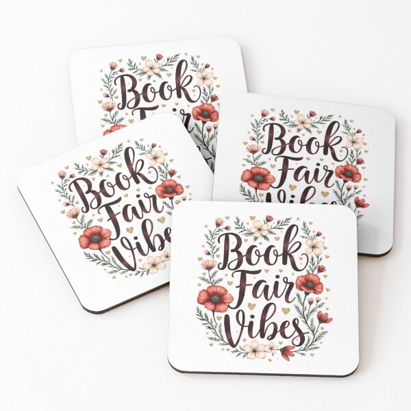 Item preview, Book Fair Vibes – Floral Calligraphy Design designed and sold by MaciejRudzinsky.