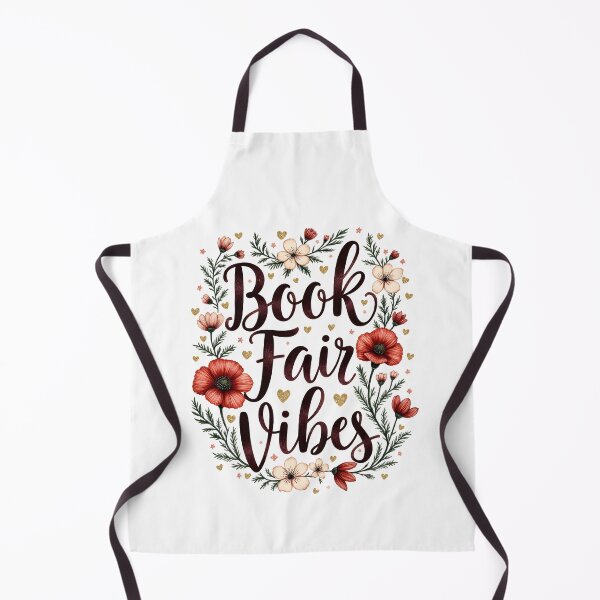Item preview, Book Fair Vibes – Floral Calligraphy Design designed and sold by MaciejRudzinsky.