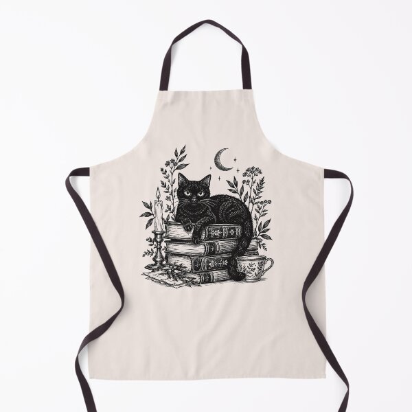 Item preview, Black Cat And Books designed and sold by VibeInkDesign.