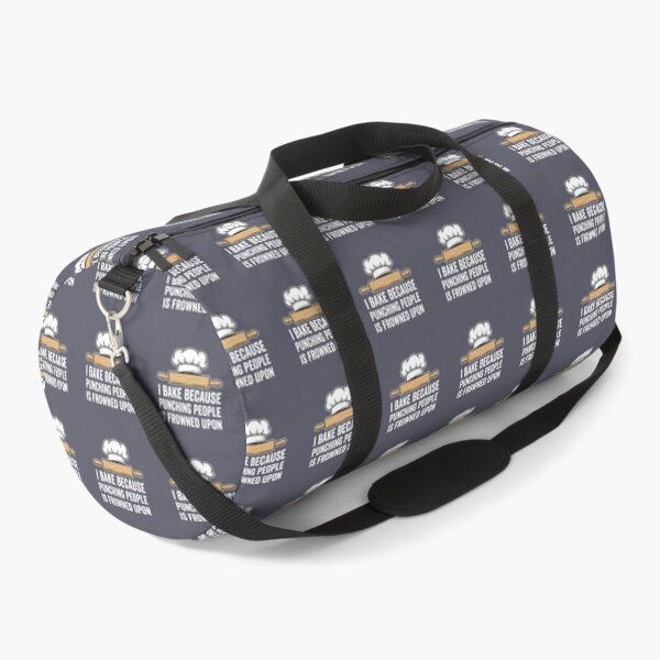 Item preview, I Bake Because Punching People Is Frowned Upon Baker Chef Culinary Humor designed and sold by SofiBlair.