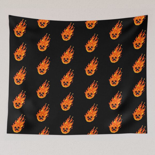 Item preview, Pixel Art Fire Flame m0nster designed and sold by BrettCharlesds.