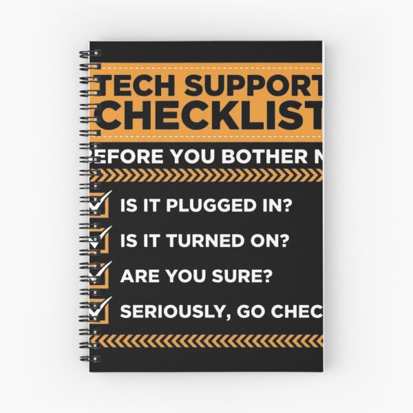Item preview, Tech Support Checklist Before You Bother Me Funny IT designed and sold by haitrieuic96.
