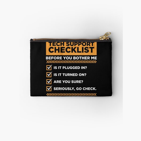 Item preview, Tech Support Checklist Before You Bother Me Funny IT designed and sold by haitrieuic96.