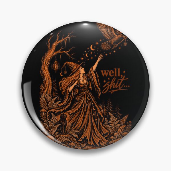 Item preview, Witch and Raven Well Shit – Gothic Forest Magic Vintage designed and sold by will freed18.