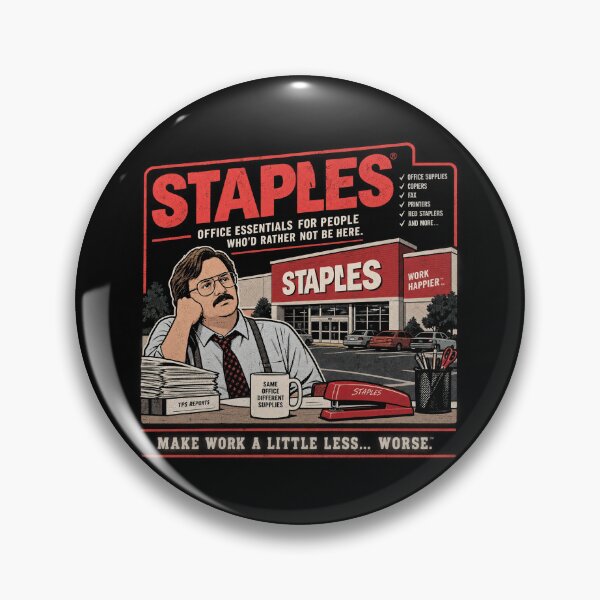 Item preview, Staples — Office Essentials for People Who’d Rather Not Be Here designed and sold by OriginalGamer55.