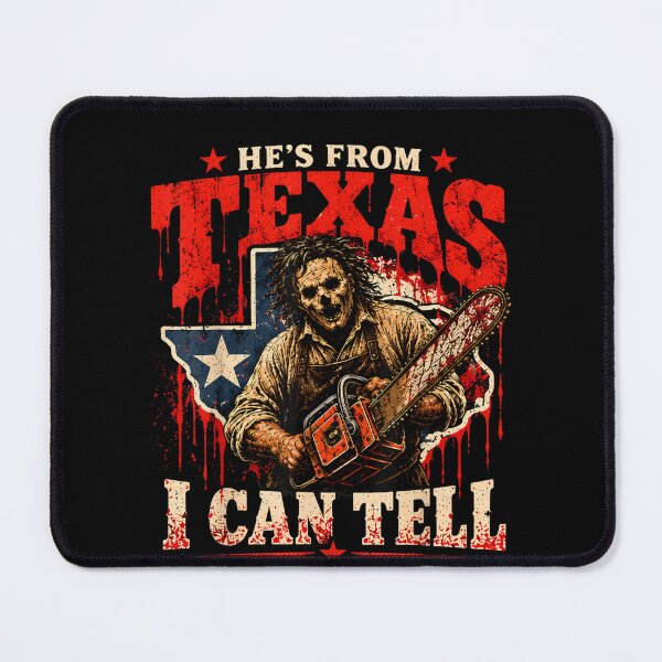 Item preview, Hes from Texas I Can Tell Funny Halloween Skeleton Horror designed and sold by Juansustait.