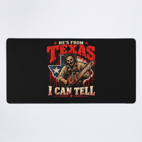 Item preview, Hes from Texas I Can Tell Funny Halloween Skeleton Horror designed and sold by Juansustait.