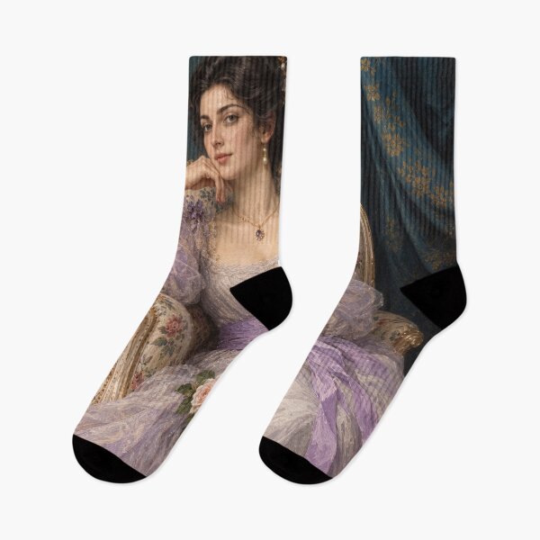 Item preview, The Parisian Lady — Belle Époque Portrait designed and sold by sonsunarts.