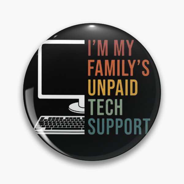 Item preview, Im My Familys Unpaid Tech Support Vintage Computer Geek designed and sold by haitrieuic96.