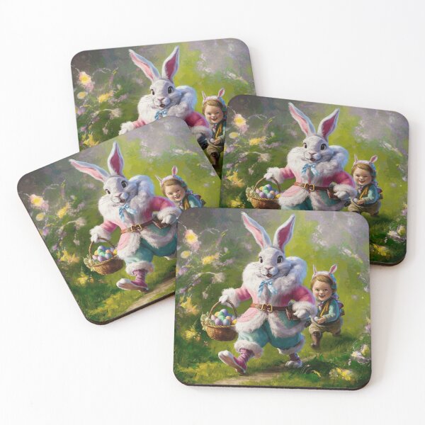 Item preview, Easter Bunny and Child Spring Adventure designed and sold by ArdeWins.