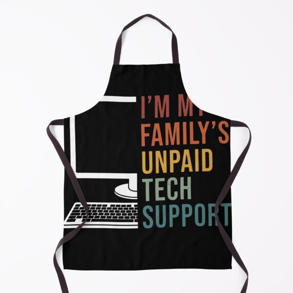 Item preview, Im My Familys Unpaid Tech Support Vintage Computer Geek designed and sold by haitrieuic96.