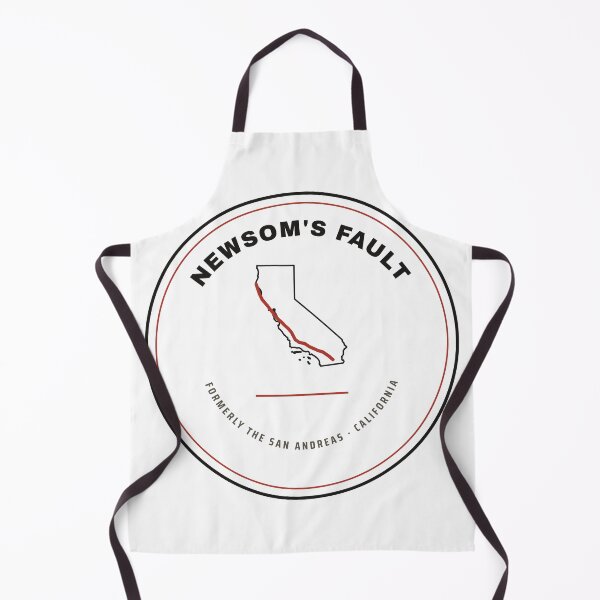 Item preview, Newsom's Fault California Souvenir Badge designed and sold by Goon Town USA fan club.