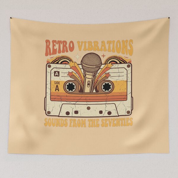 Item preview, Vintage Cassette Tape 80s 90s Music Nostalgia Retro Mixtape designed and sold by Designart68.