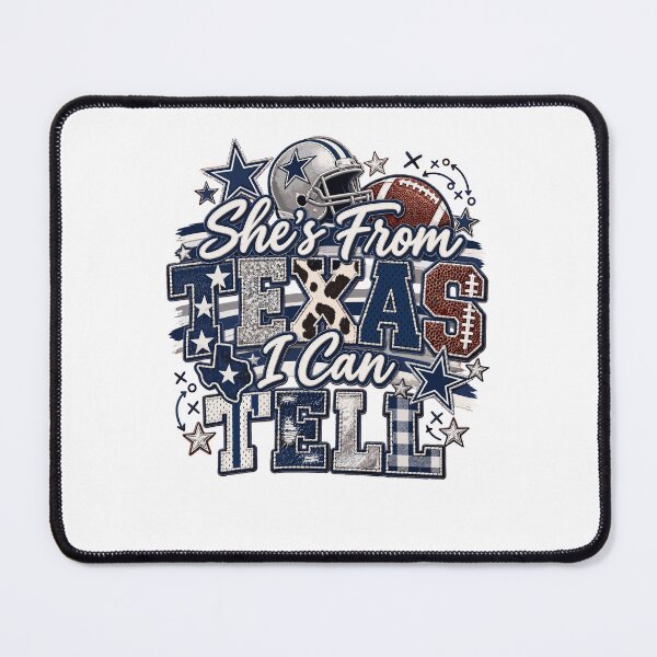 Item preview, She's From Texas I Can Tell Leopard Star Football Pride designed and sold by ostenlee.