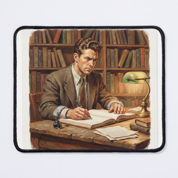 Item preview, 1940s Historian Writing At The Desk designed and sold by eduardoroa22.