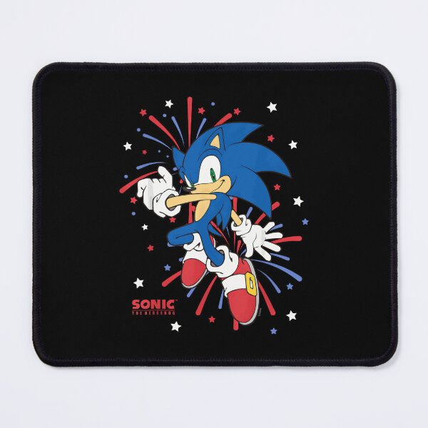 Item preview, Sonic The Hedgehog Of July Sonic Red White Blue Firework designed and sold by cutezodiac.