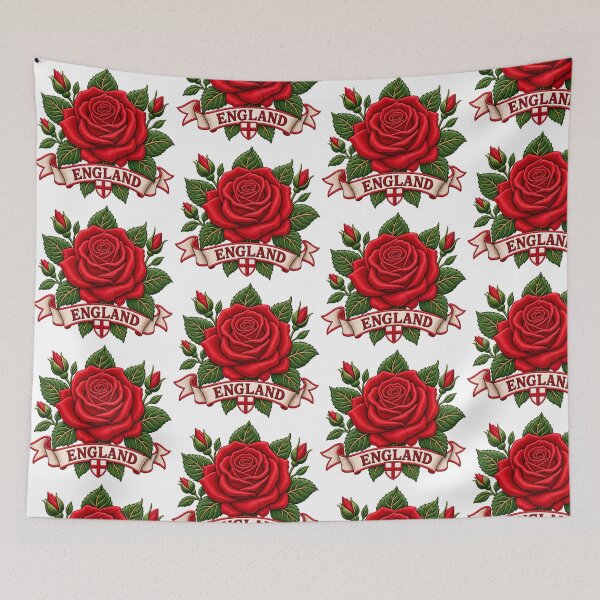 Item preview, Red Rose Blooming, England Red rose designed and sold by SABEHAT.