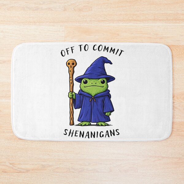 Item preview, Wizard Frog – Cute Fantasy Frog and Magical Wizard Illustration designed and sold by tarzbol.