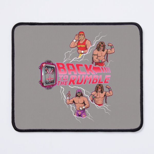Item preview, BACK TO THE RUMBLE Wrestling 80s Mashup Tee-48 designed and sold by FranzHuberd.