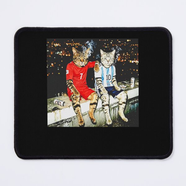 Item preview, Soccer Cats Number 7 and 10 Football Fans Funny Cat Soccer Gift designed and sold by ostenlee.
