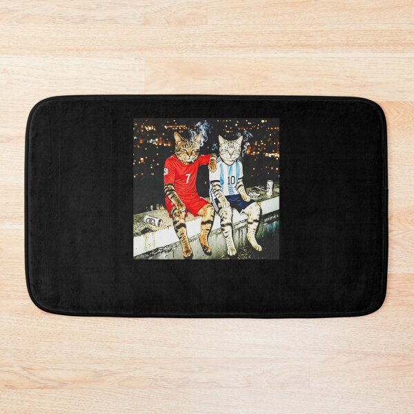 Item preview, Soccer Cats Number 7 and 10 Football Fans Funny Cat Soccer Gift designed and sold by ostenlee.