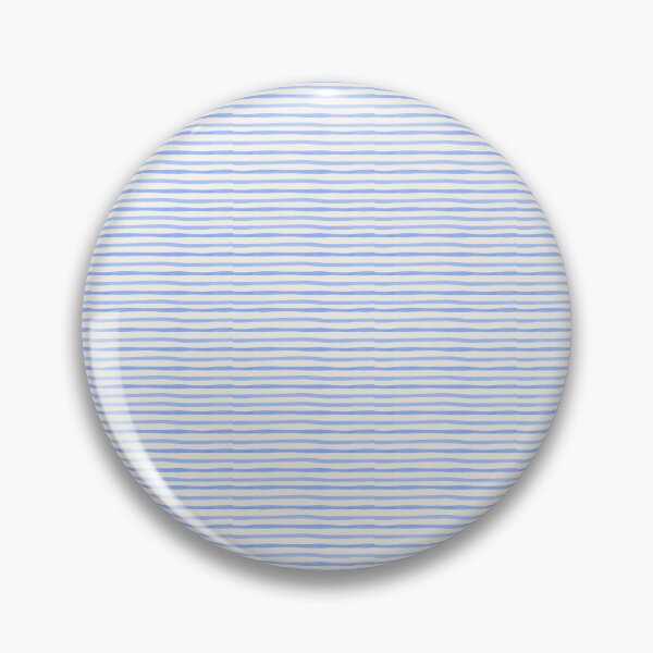 Item preview, Blue Watercolor Horizontal Stripes - Cute Pastel Hand Drawn Pattern designed and sold by lovelys-store.