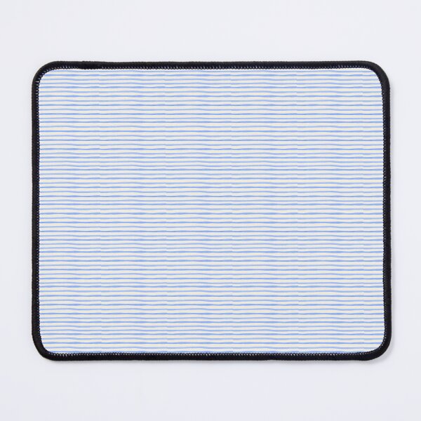Item preview, Blue Watercolor Horizontal Stripes - Cute Pastel Hand Drawn Pattern designed and sold by lovelys-store.