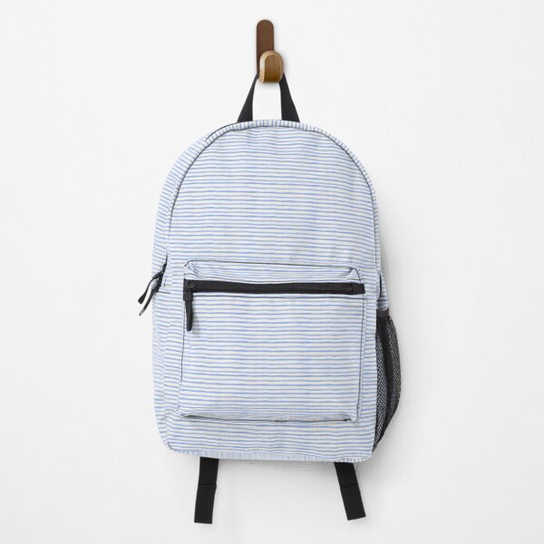Item preview, Blue Watercolor Horizontal Stripes - Cute Pastel Hand Drawn Pattern designed and sold by lovelys-store.